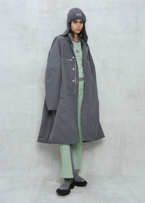 ECO GIL LONG COAT w/VEST -GRAY(BAMBOO CHARCOAL)- *Last1